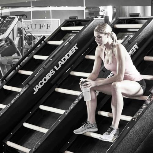 Image of JACOBS LADDER Gronk Edition Step Machine, Gronk Edition | Black | Dimensions 76 inch x 27.25 inch x 65.5 inch | 300 lbs