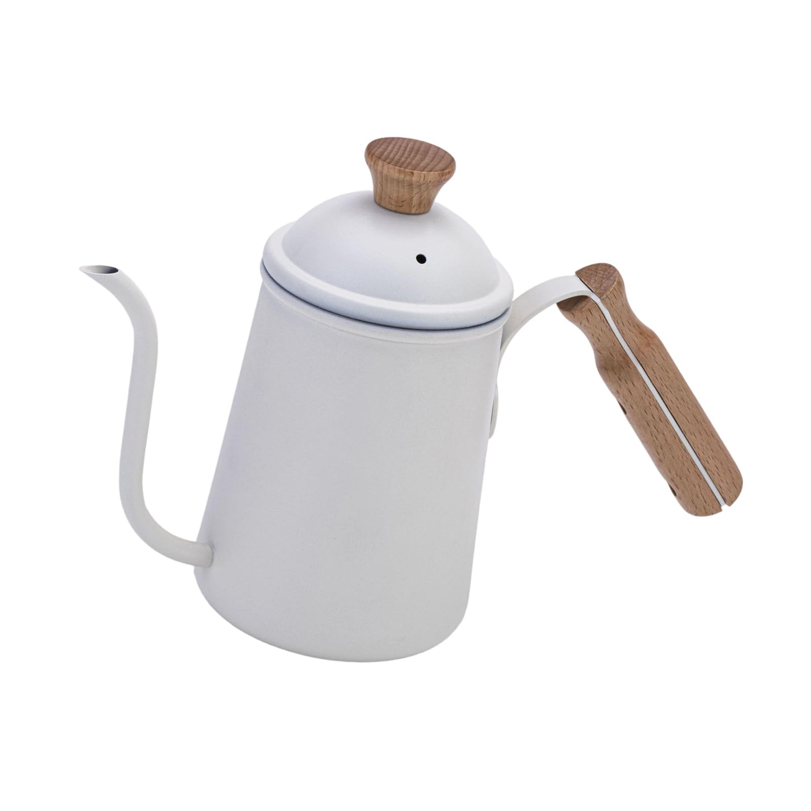 Kalttoy White Stainless Steels Pours Over Kettle Long Gooseneck Coffee Pots Portable Coffee Hand Brewing Pots Kitchen Tool Easy To Clean Gooseneck For Home