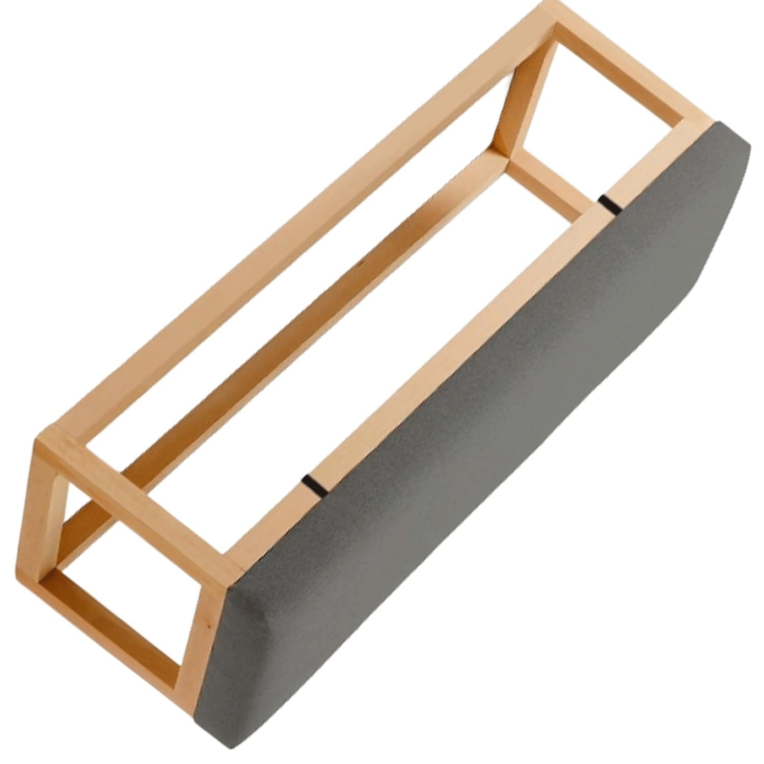 Outdoor/Indoor Bench Cushion Seat Pad 2/3 seater Furniture Cushion High Density Memory Foam Linen Washable Non-Slip Bench Pad for Shoe Bench Rack Window Garden Thickened Bench Seat Cushion(R3,40x40x5c