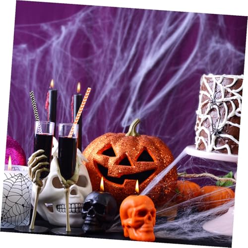 Pitillos de papel Kraft Veemoon 100 piezas para Halloween miniatura 5