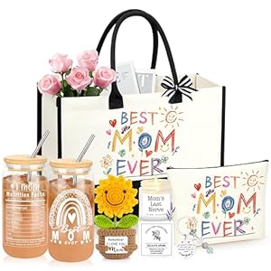 Mom Birthday Gifts Moms Birthday Gift Ideas Basket for Mama Mother from Daughter Son Child Christmas Gifts for Mom