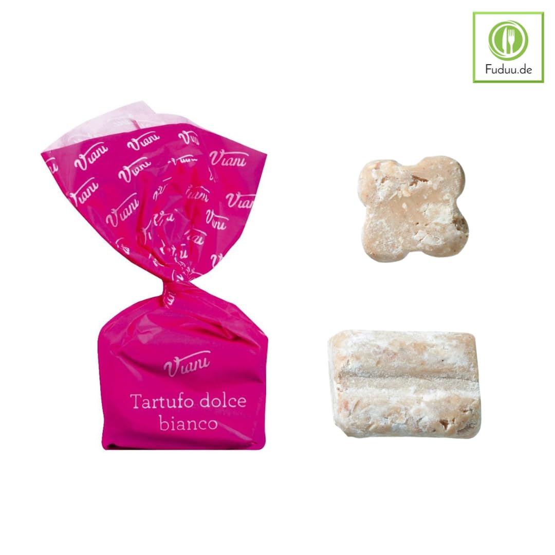 Antonio Viani - Tartufi Dolci Misti – 1 kg Beutel | Bunter Trüffel-Pralinen Mix: Neri, Bianchi, Pistazie, Karamell & Gesalzene Haselnüsse