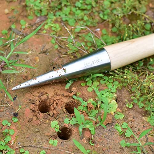 2 utensilios de acero inoxidable para siembra y trasplante miniatura 5