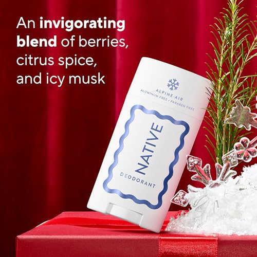 Native Deodorant Contains Naturally Derived Ingredients, 72 Hour Odor Control, Deodorant for Women and Men, Aluminum Free, Limited Edition, Alpine Air 2.65oz - image 4