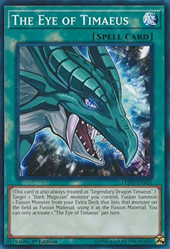 The Eye of Timaeus - LEDD-ENA21 - Common - 1st Edition - Legendary Dragon Decks (1st Edition)