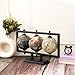 Rely+ Set of 3 4'' Earth Globe for Desk Elegant Office Decor World Globe Sturdy Metal Stand (NOT PLASTIC!) - Rotating Desktop Globes For Geographic Home Table Gift for Adult Decorative Book Shelf