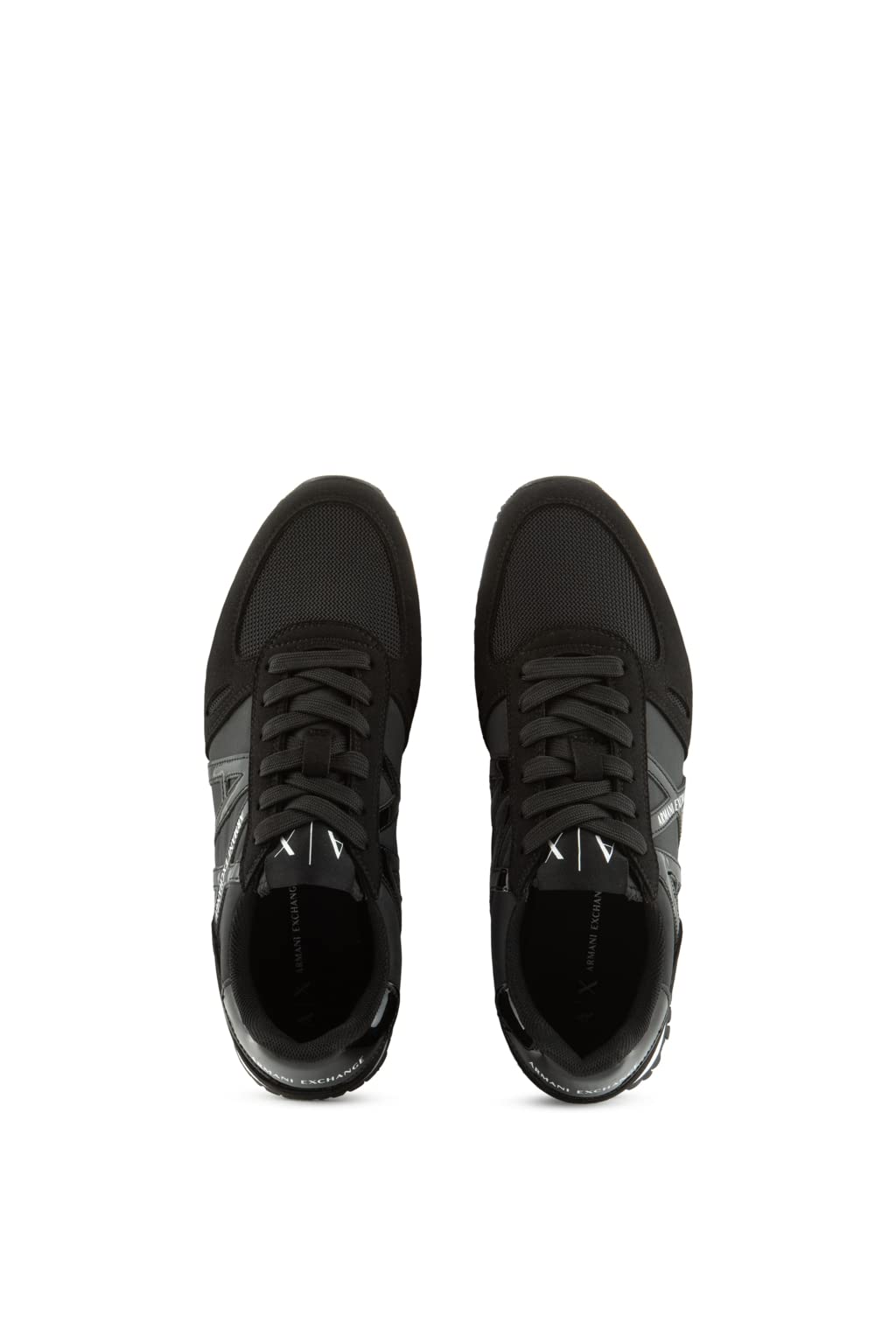 Armani Exchange Scarpe da Ginnastica Nere con Logo