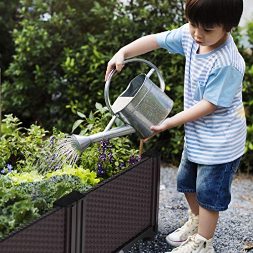 D'vine Dev Planter Raised Beds - Elevated Planter Garden Box With Drainage Plug Raised Garden Beds For Vegetable/Flower/Herb Outdoor Standing Planter Beds Gardening Kit, Rgb-6 #TOP2