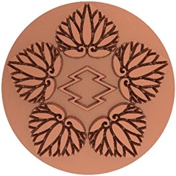 Amazon Co Jp 五つ葵に中陰松皮菱 家紋 ピンバッチ ピンクゴールド おもちゃ