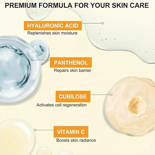 Miniatura 5 de Elite Glow: el mejor suero de vitamina C para la cara con vitamina E, retinol y ácido hialurónico, suero antienvejecimiento borra líneas finas,