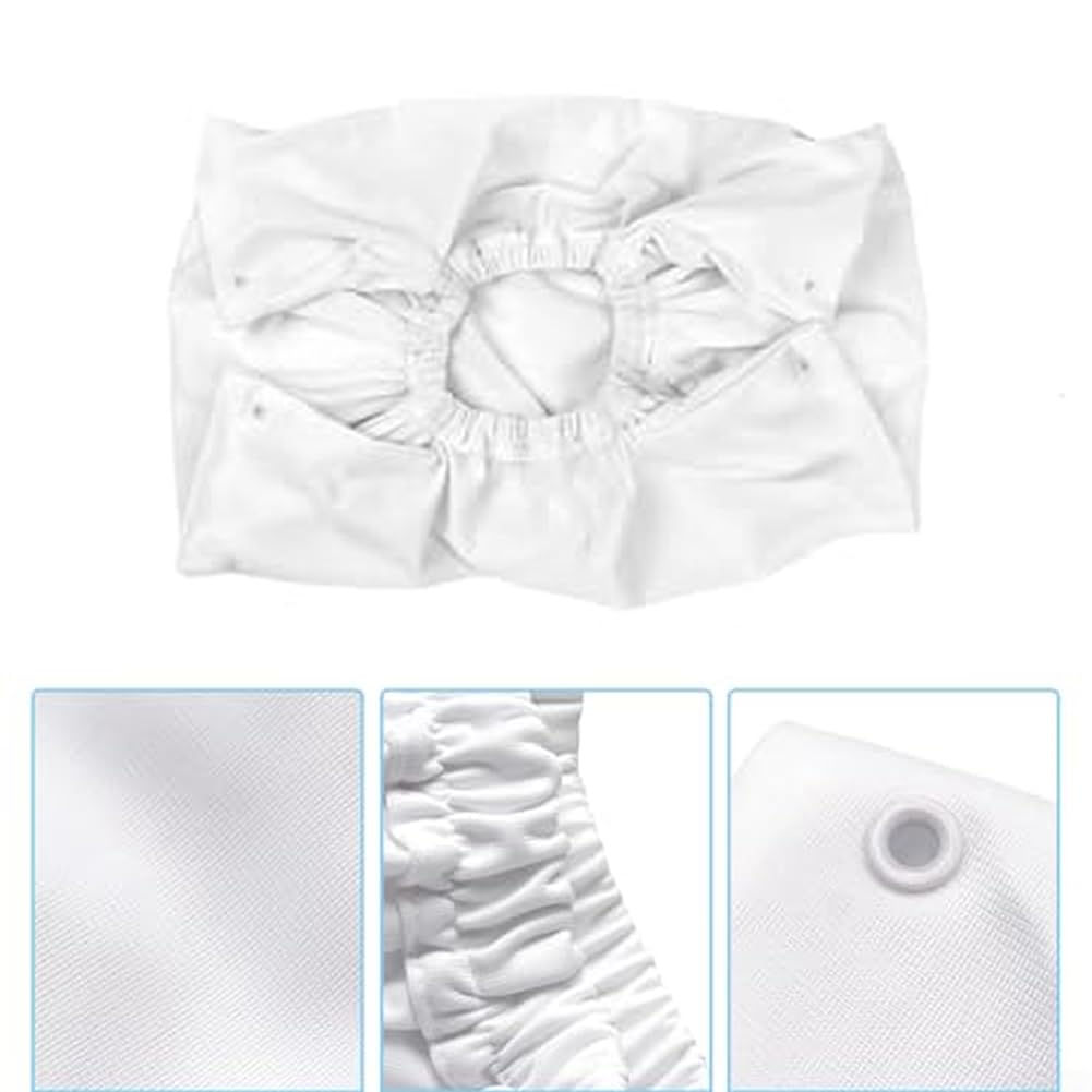 Sac filtrant fin réutilisable pour nettoyeur de piscine Aquabot modèles 8111 et 8101, pièce de rechange durable en maille de coton pour piéger la saleté et les débris pour un entretien de l'eau claire