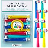 8 Testine per Oral b Bambini 3-16 Anni, per Spazzolino Elettrico Oral b Bambini, Bambine, Kids, Junior