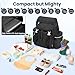 COOLREX Diaper Bag Backpack with Changing Pad, Pacifier Case & Stroller Straps, Insulated Pockets Water Resistant Travel Essentials Baby Bag Multipurpose Travel Back, Big Storage in a Small Footprint