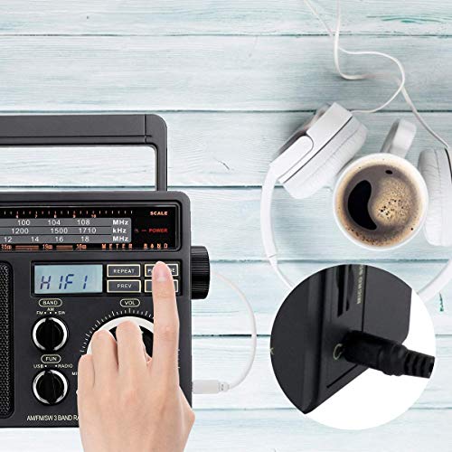 Retekess Tr618 Shortwave Radio Transistor Radio Mp3 Player And Tr101 Digital Headphone Radio Support Aux Input #TOP2