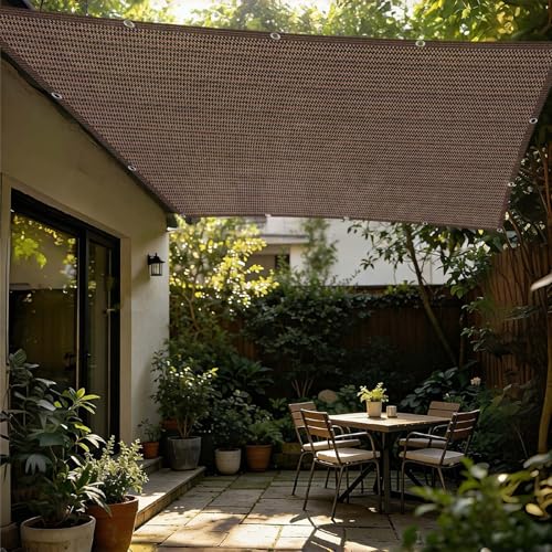 Toile ombrage exterieur sans perçage pour stopper la chaleur du soleil sur le balcon - 2