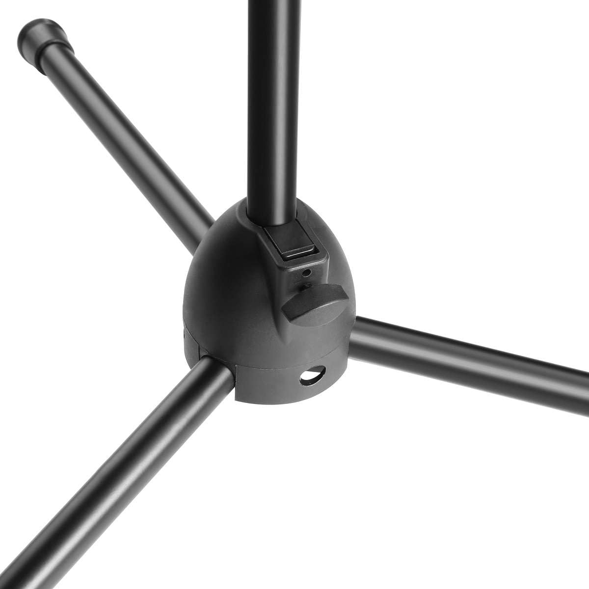 2 x ADAM HALL Eco Mikrofonständer Mikrofonstativ S5BE mit Galgen/Schwenkarm, Höhe 98 bis 162 cm, Schwarz