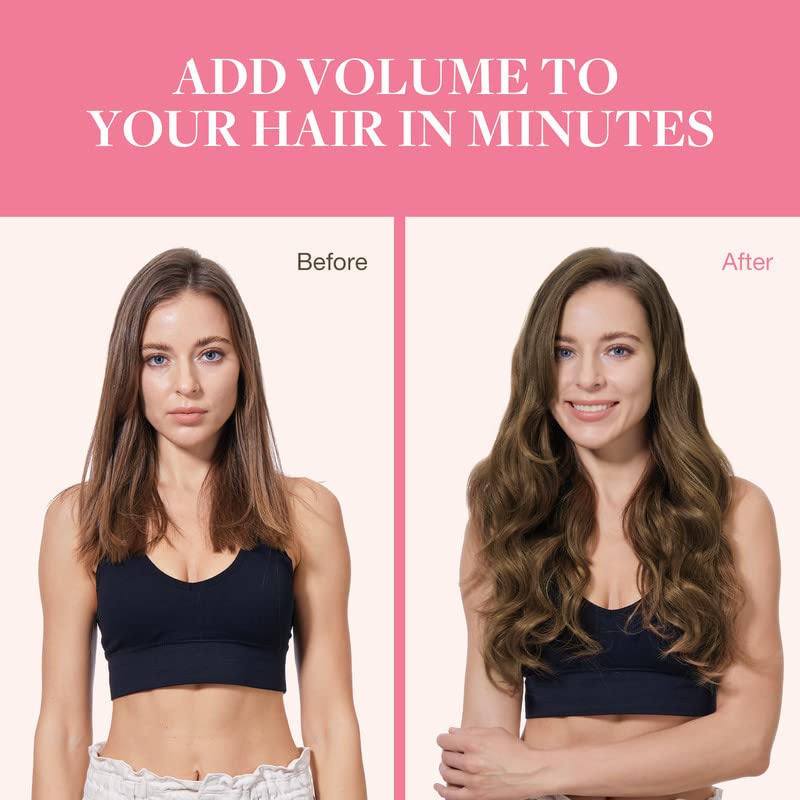 Image of GOO GOO Seamless Clip in Hair Extensions Real Human Hair Remy Extensions