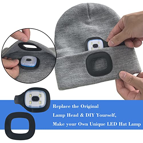 ATNKE Sostituzione 4 LED Cappello Illuminato