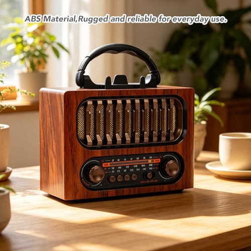 Radio retro Bluetooth Zopsc altavoz vintage portátil miniatura 3