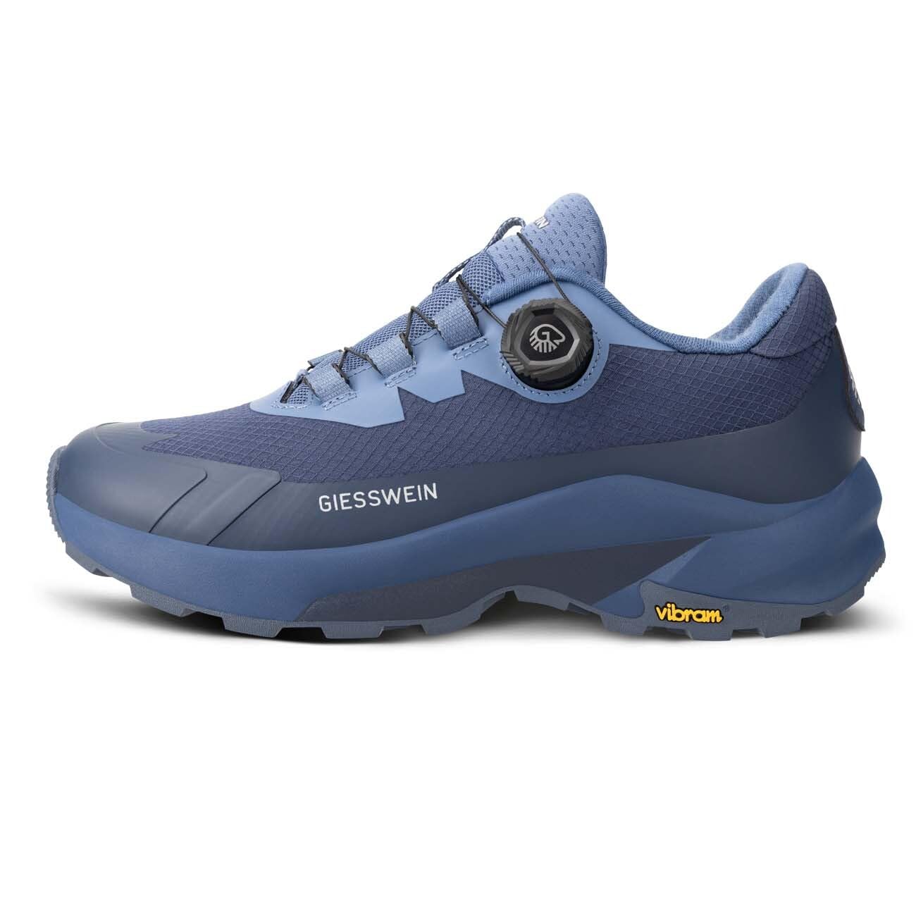Giesswein Wool Trek X Men - Wasserdichter Trekkingschuh, Megagrip-Sohle | Outdoor Sneaker mit Schnellschnürung & Merino-Wechselfußbett – idealer Grip auf jedem Terrain, für Sport & Freizeit