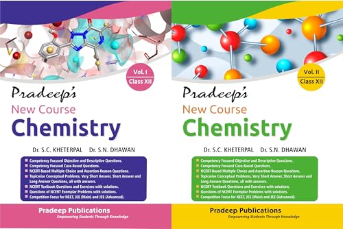 Image of Pradeep's New Course Chemistry for Class 12 (Vol. 1 & 2) Examination 2026-27