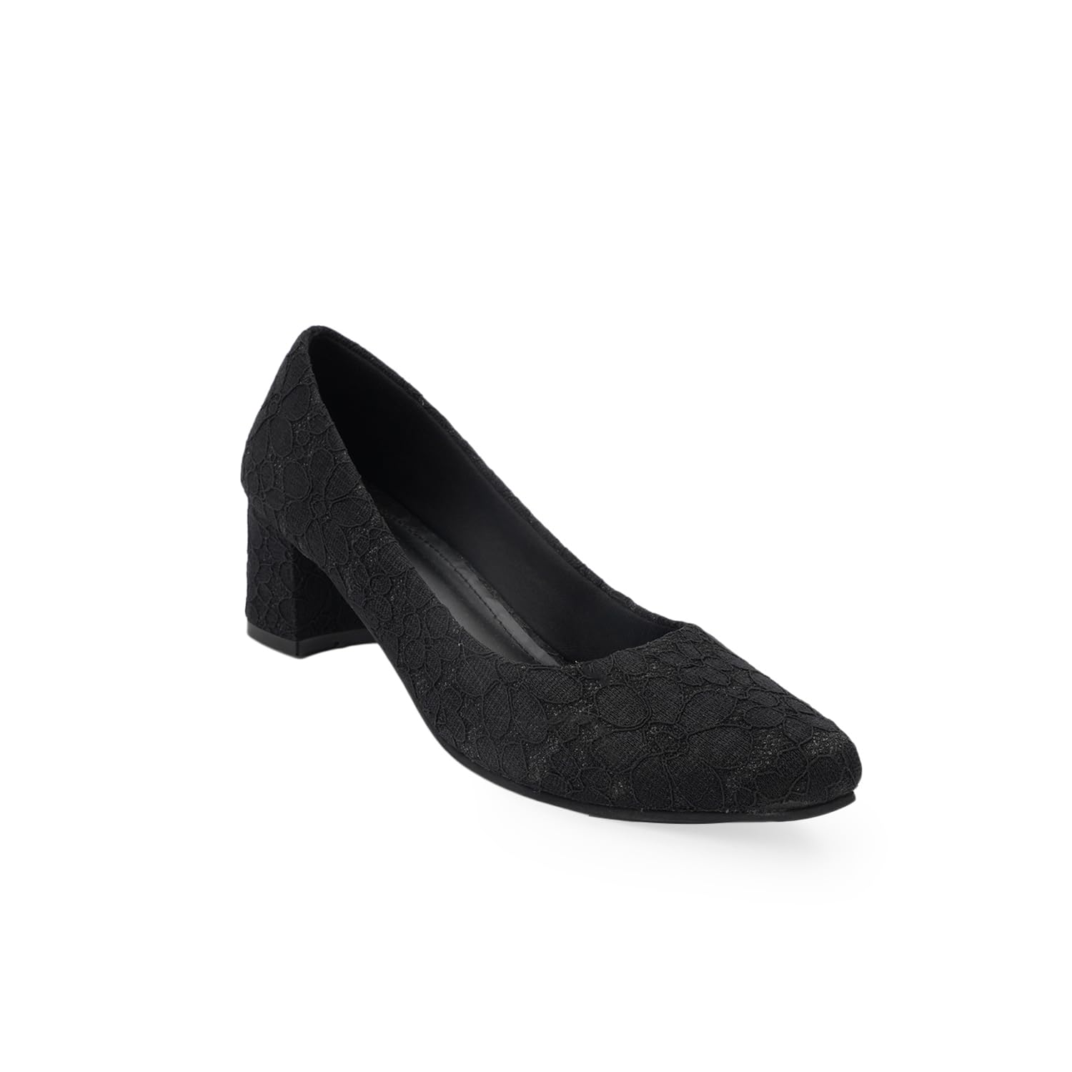 dollphin Women Pointed Toe Block Heel Pump Slip on Stylish & Comfortable DHB-817-picture-24