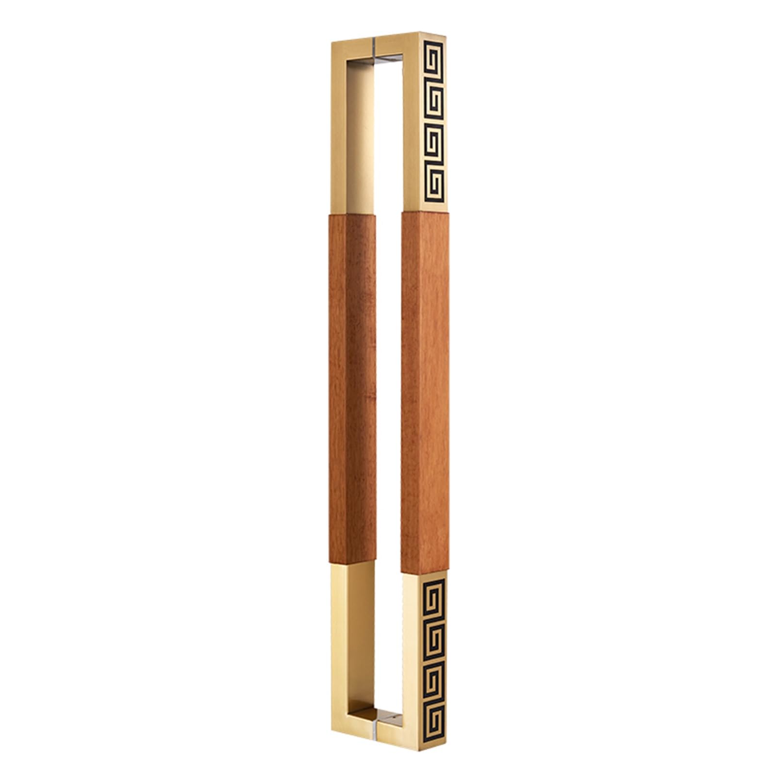 ZFUCMAYL Rectangle Glass Door Handles,Door Pull Rod,Stainless Steel Bar to Bar Door Handle for Indoor Barn Door Slding Glass Gate Swing Door Pull(Color 5,Pitch-800mm)