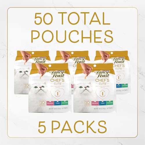 Fancy Feast Purina Natural Cat Treats Variety Pack - 5 Pack, 10 ct Pouches - image 3