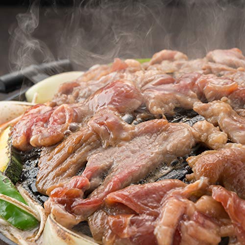 特選 ジンギスカン 味付き ラム肉 1kg 北海道十勝製造 3.5mm厚 (500g × 2袋) 冷凍