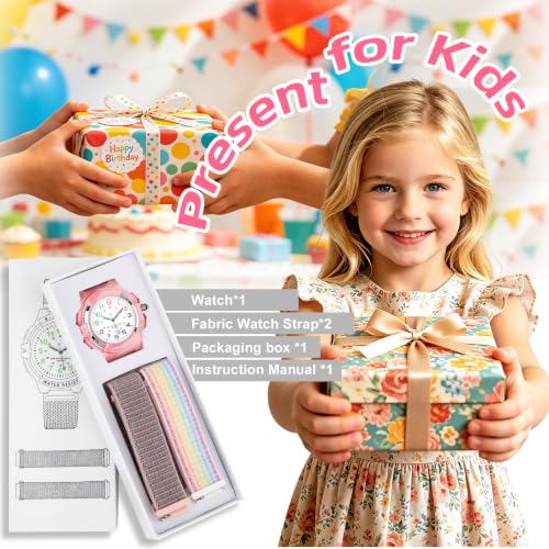 Image of Juboos Kids Watch Analog for Boys Girls Teens Waterproof Sport Wristwatch