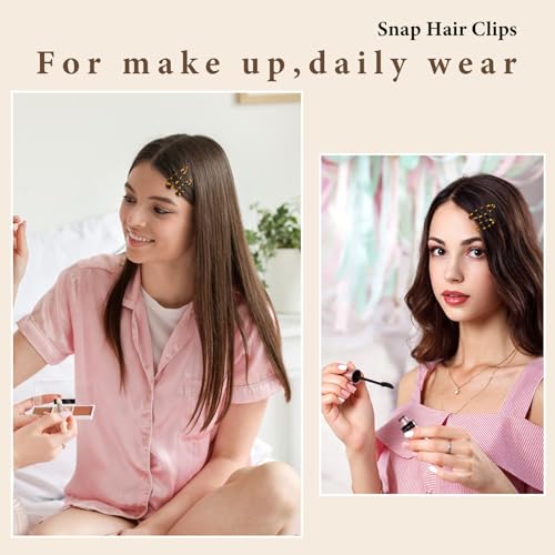 Pinzas para cabello estilo carey 20 piezas AMCAMI miniatura 4