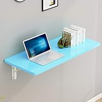 Vista 5 de Mesa plegable resistente montada en la pared, escritorio para niños, escritorio de computadora, mesa de comedor, mesas de bar, estantería, banco
