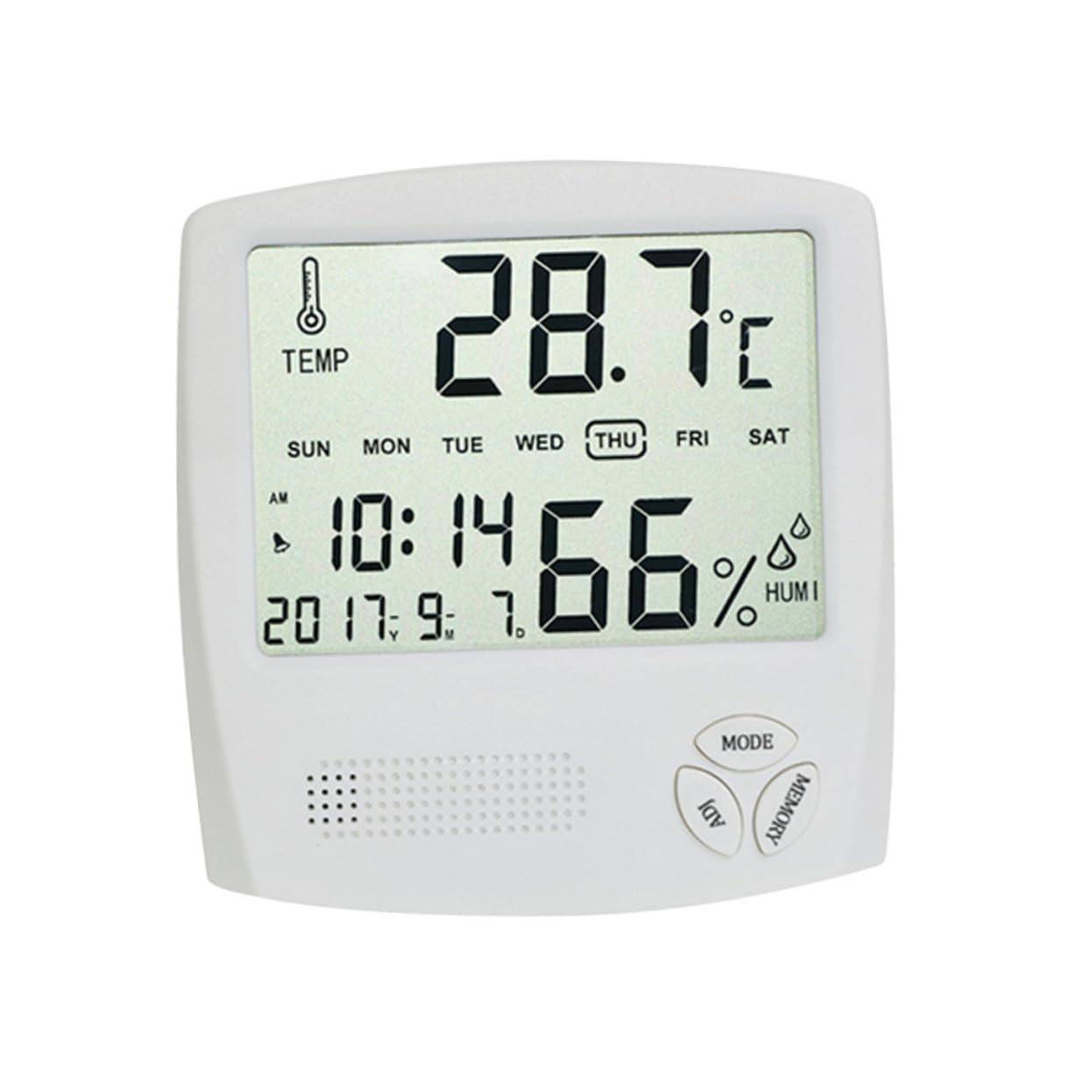 BESPORTBLE Digital Hygrometer 2pcs Hygrometer Humidity Gauge Temperature Gauge Meter Electronic Thermometer White Monitor Household Humidity Monitor Meter