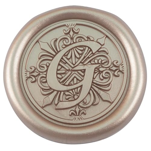 Zifospy 50 Stück Wachssiegel Sticker Buchstabe G