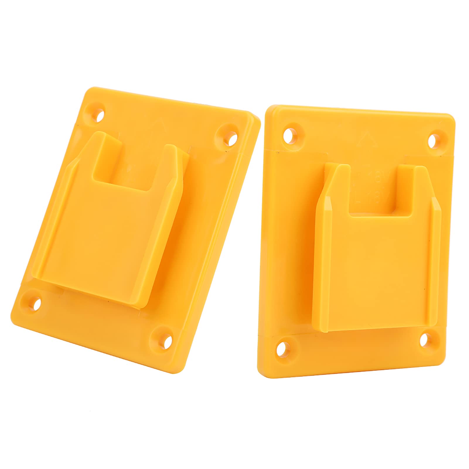Fafeicy Base de Soporte de 2 Piezas, Base de Soporte de máquina de Herramientas eléctricas, Adecuado para M18 18V/DEWALT 20V(Amarillo)