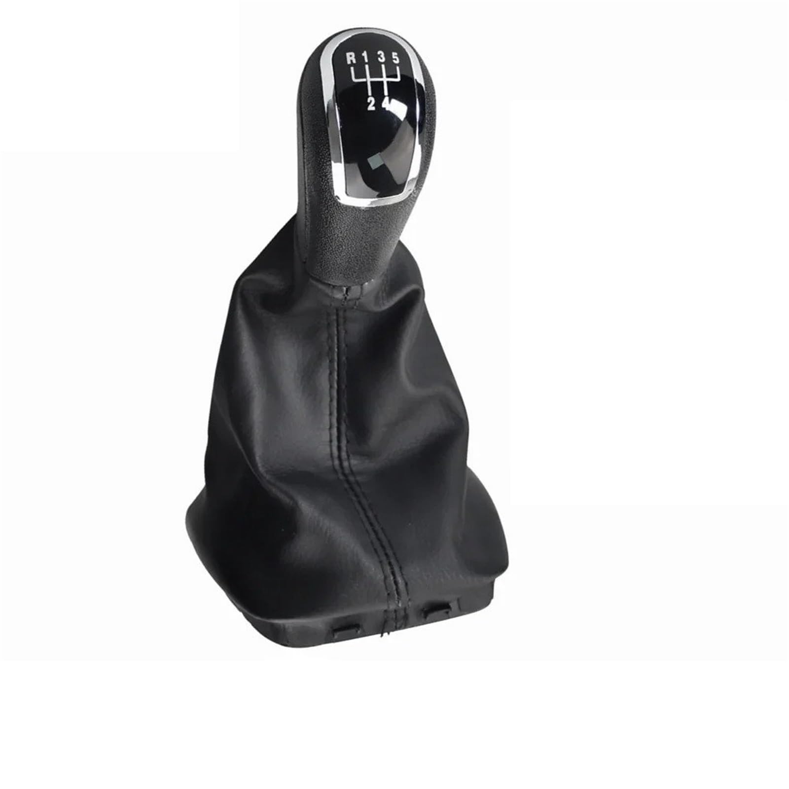 DUFWEHR Shifter Knob for Skoda for Fabia MK1 1999-2008 Car-Styling 5 Speed Gear Stick Shift Knob PU Leather Boot