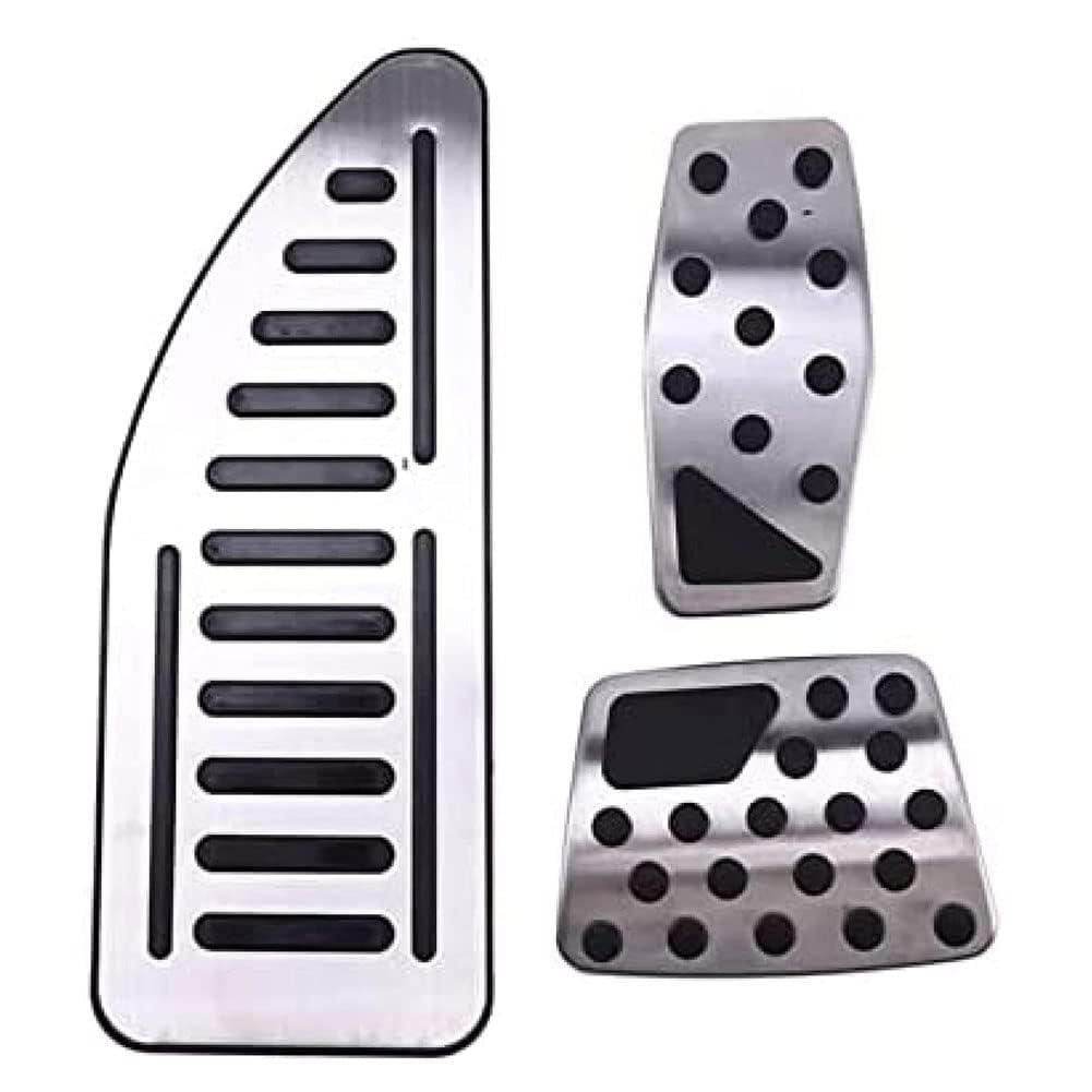 SHGUOMSC Car Pedal Cover Set for Jeep Renegade Compass 2014-2020 Accelerator Gas Brake Footrest Pad Accessories