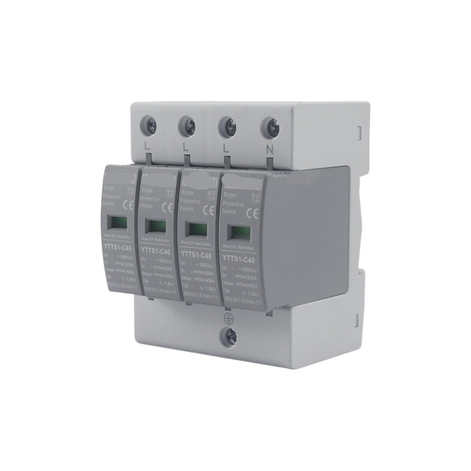 Parafoudre AC 385V MYRRHE YTTS1-C40 4P pour tableau électrique