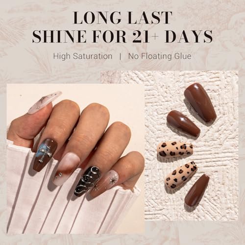 Esmalte de Gel MelodySusie Americano Brown 0.5 fl oz miniatura 5