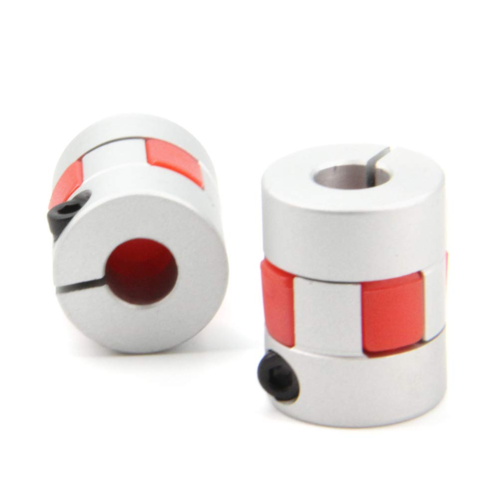 Flexible Shaft Couplings - 8mm Plum Connectors for CNC & 3D Printers -6
