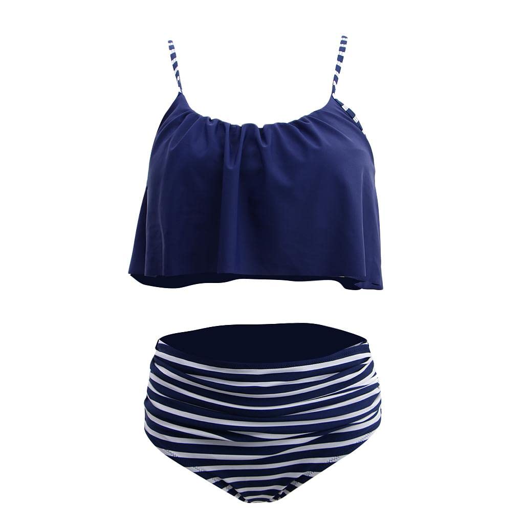 bnf Women Vintage High Waist Bikini Set Push up Swimsuit Bathing Suit Blue 2XL | Clothing, Shoes & Accessories | Womens Clothing | Swimwear-picture-36