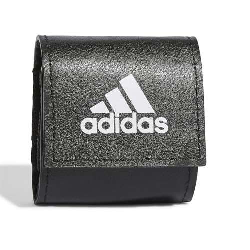 adidas Unisex - Adulto Essentials Tiny Earbud Bag, Black / White, One size