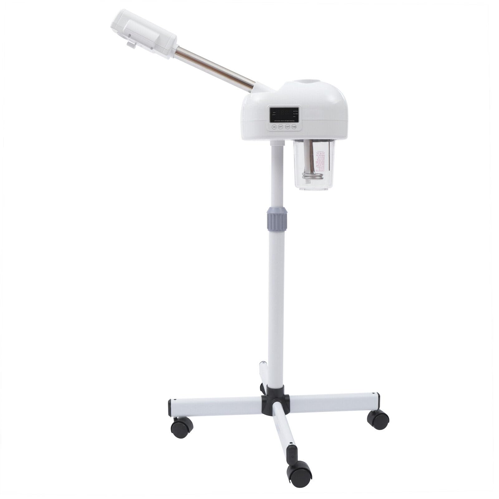 DDBESSICFace Steamer Facial, Ozone Facial Steamer Professional for Clean Skin for Salon Beauty and Spa Shop, Mist Face Steamer Skin Care Equipment, Steamer for Face Spa- White