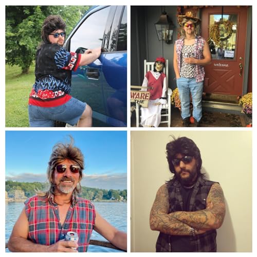 Lotfon Mullet Wigs For Men 80S Party Accessory Cosplay Wig thumb #8