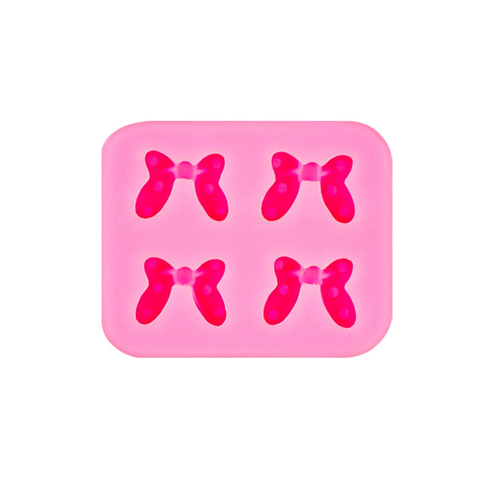 Kalttoy Bows Fondant Molds for Chocolate, Epoxy Resin Silicone Baking & Cake Decor Craft Tools Chocolate Molds Bows Fondant Silicone