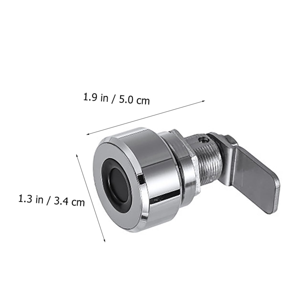 Sewroro Intelligentes Schubladenschloss und USB Ladefunktion aus Metall mit Fingerabdrucksensor Einfache Montage für Schubladen und Schränke