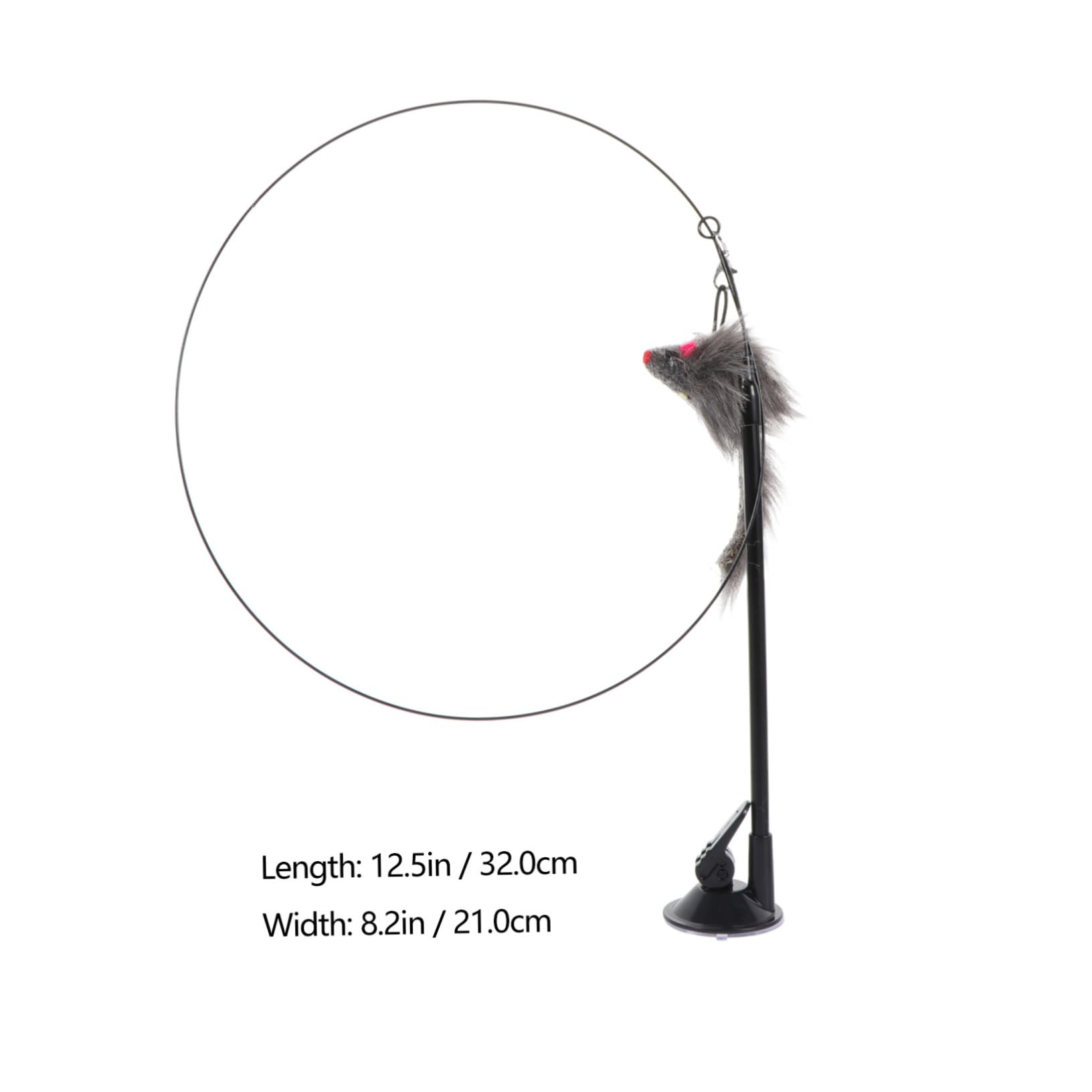 Teaser Stick per gatti - Divertente giocattolo adesivo per finestra per gattini - Gioco interattivo per gatti