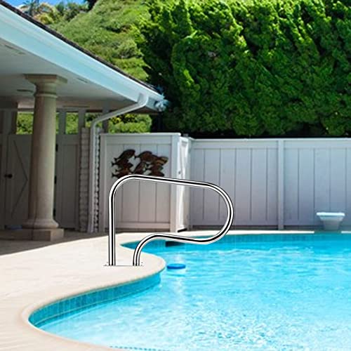 Barandilla de escalera para piscina de acero inoxidable miniatura 6