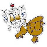 Desert Cactus Sigma Gamma Rho Sticker SGR Poodles Divine 9 Individual Decal Laptop Water Bottle Car (4 inch A)
