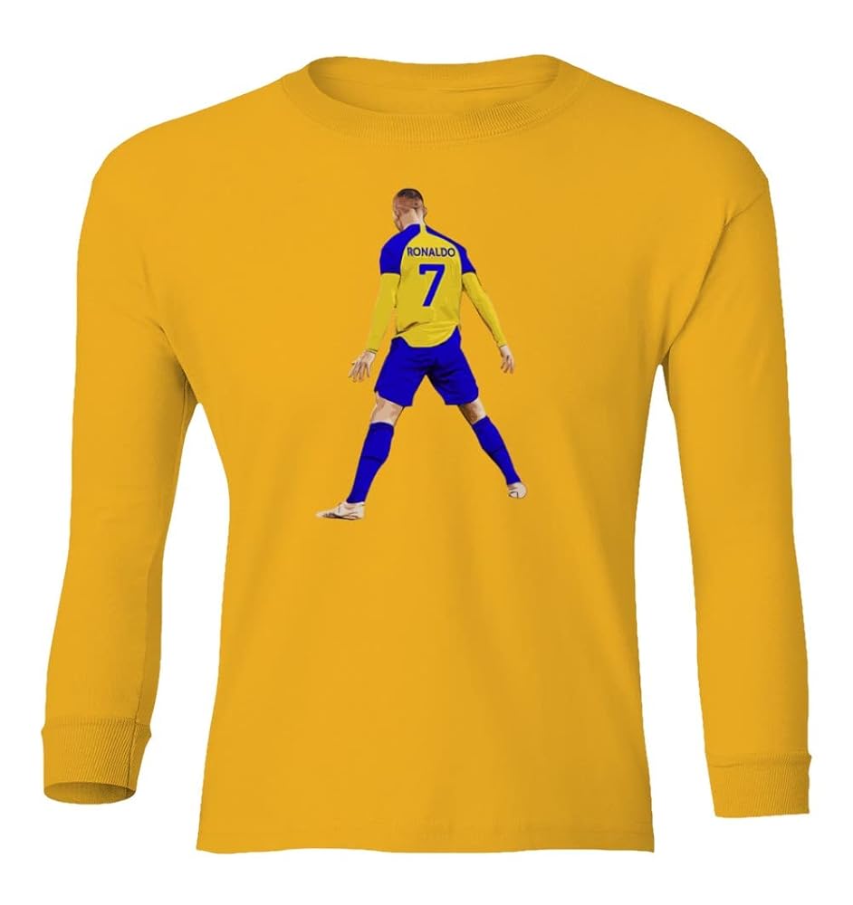 Amazon.com: Sheki Apparel Al NASSR Soccer Ronaldo 7 Siuuu